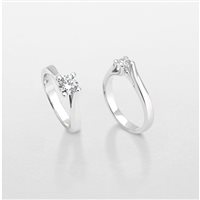 Ringe Giorgio Visconti Dame in Weißgold AB12437B